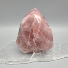 Load image into Gallery viewer, Polished Lithium Rose Quartz Flame display piece