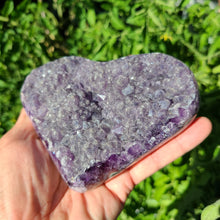 Load image into Gallery viewer, Amethyst Crystal Freeform Heart