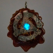 Load image into Gallery viewer, Medium Turquoise Chip Inlay 45 DJ Spider Pendant